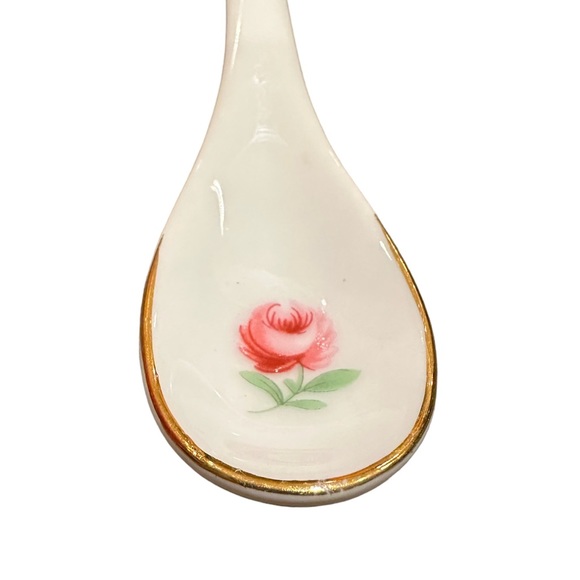 Porcelain Ceramic Condiment Spoons (2) - Picture 5 of 5